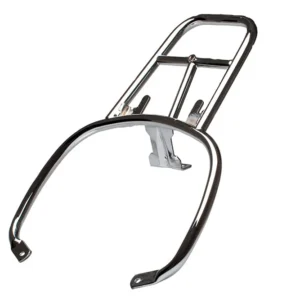 Soporte baúl / parrilla Vespa cromado