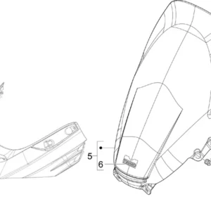 PARABRISAS SERIE PIAGGIO X EVO